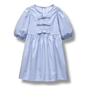 Zara | Poplin Dress with Bows (8) 💙